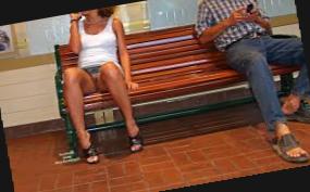 Public Stairs Upskirts - Watch Public Upskirt Sitting Pussyslip FREE at MATUREEROPICS
