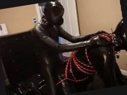 Fully Rubbered Pup Getting Fucked By A Gimp Xphoto Pornography Photo From Whiteout Rubber480x640