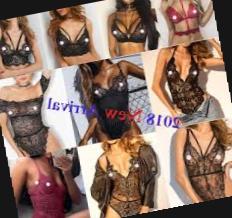 Fresh Pink Bandage Design Lace Black Swimsuit Set Women Sexy Underwear Hot See Thru Erotic Underwear Bow Panty Sexy Costumes A623845x900